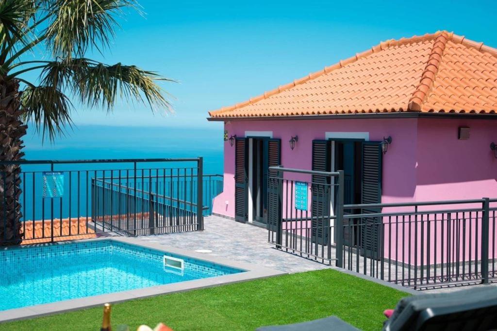 Villa Rosa With Private Pool By Hr Madeira ريبيرا برافا المظهر الخارجي الصورة